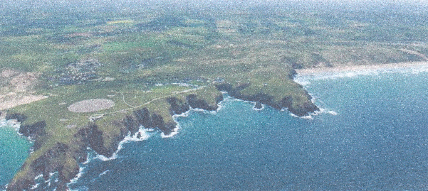 aerial view of camp